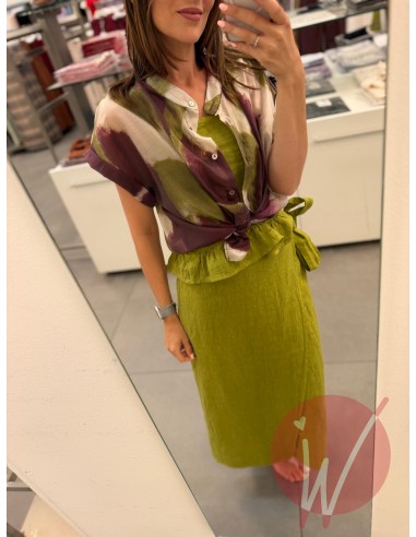 Camicia Hanoi Verde Olio