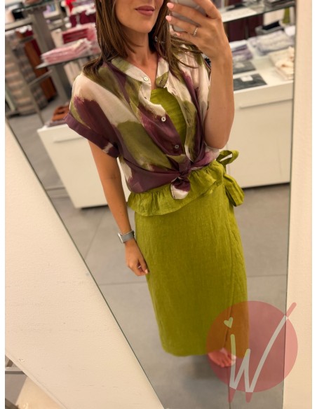 Camicia Hanoi Verde Olio
