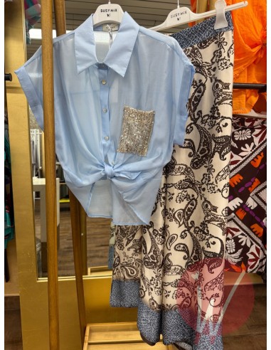 Camicia Cipro Celeste