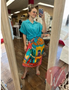Gonna Pareo Havana Arancione