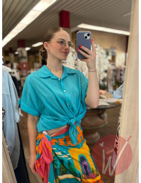 Camicia Maiorca Turchese