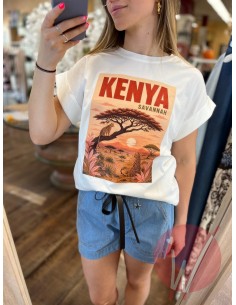 T-Shirt Kenya Bianco 2