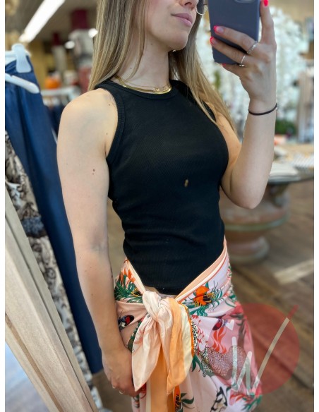 Top Costine Maya Nero