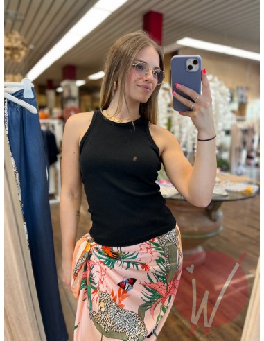 Top Costine Maya Nero