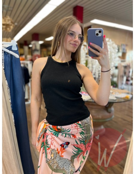 Top Costine Maya Nero