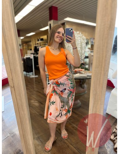 Top Aura Arancio