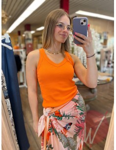 Top Aura Arancio