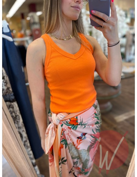 Top Aura Arancio