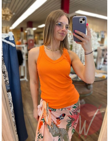 Top Aura Arancio
