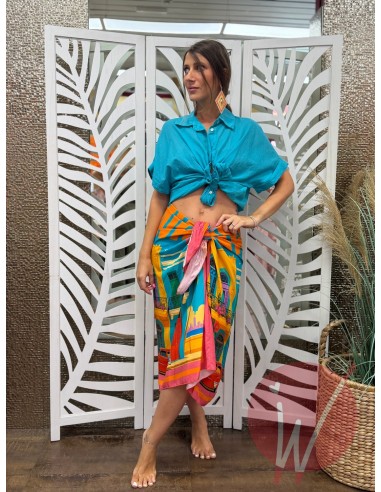 Camicia Maiorca Turchese