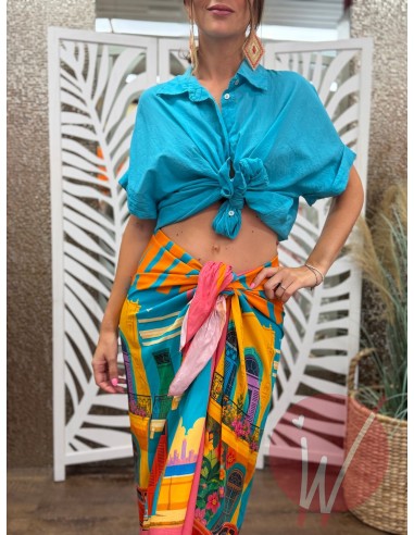 Camicia Maiorca Turchese