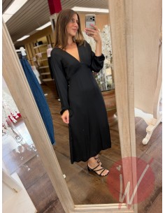 Abito Athena Raso Nero