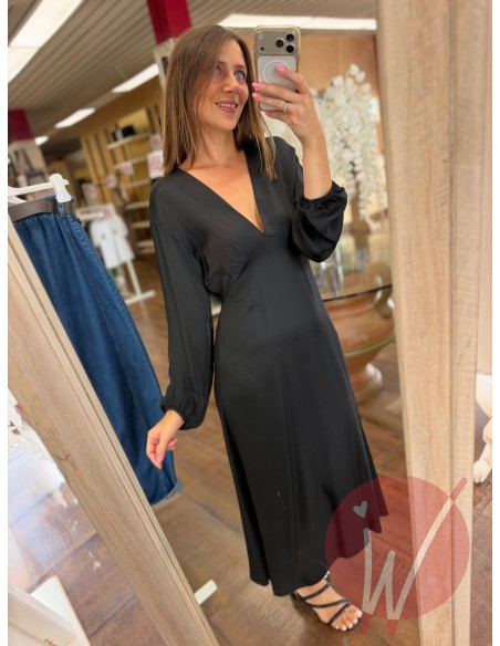 Abito Athena Raso Nero