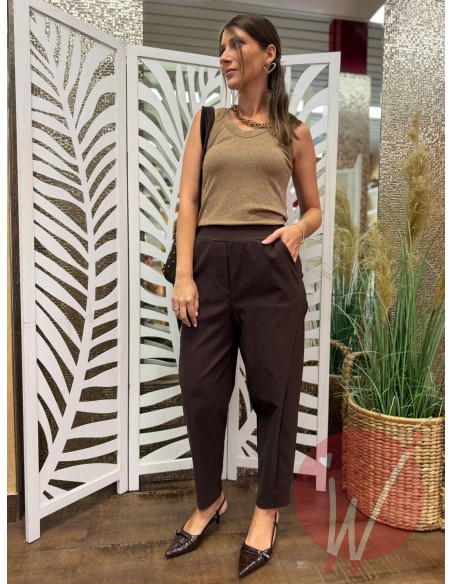 Top Lurex Aura Bronzo