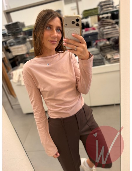 T-Shirt Basic Kendra Rosa Cipria