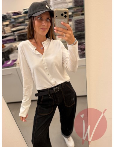 T-Shirt Serafino May Bianco