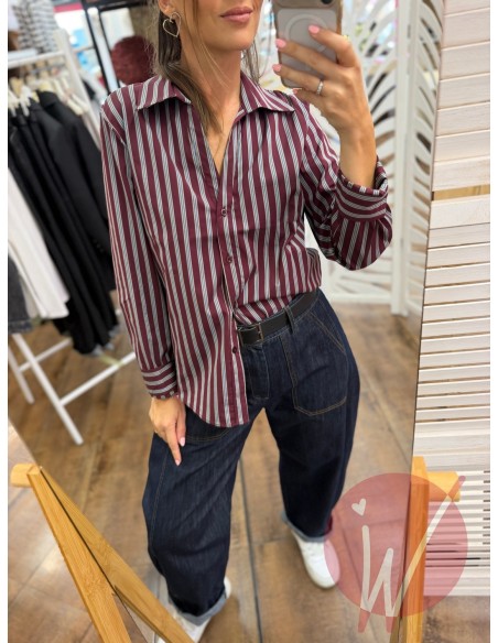 Camicia Polo Jill Bordeaux