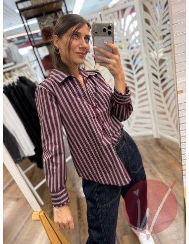 Camicia Polo Jill Bordeaux