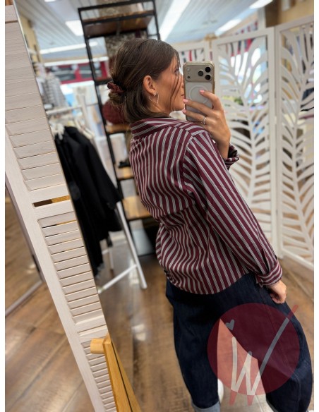 Camicia Polo Jill Bordeaux