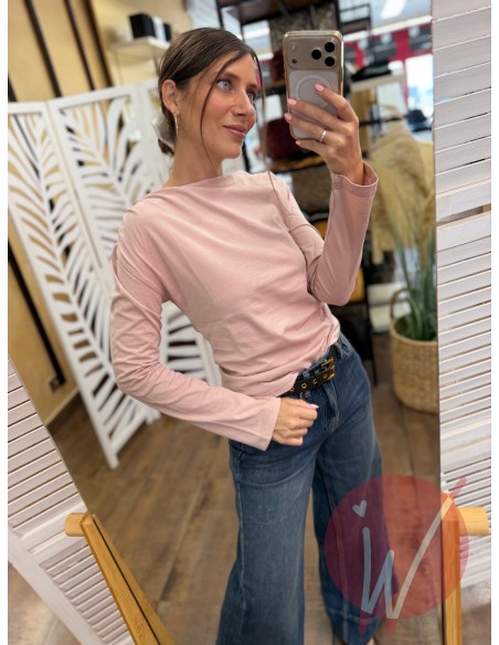 T-Shirt Basic Kendra Rosa Cipria