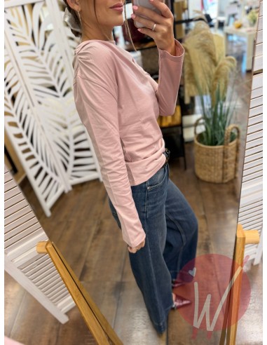 T-Shirt Basic Kendra Rosa Cipria