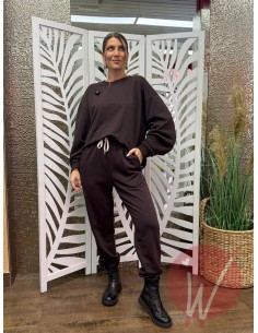Pantalone Jogger Madison Fondente - VICOLO