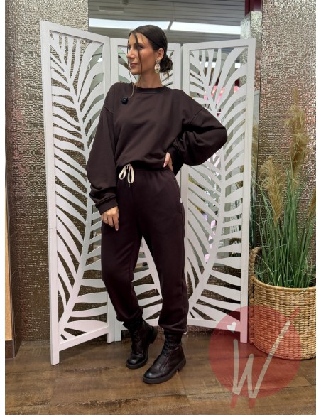 Pantalone Jogger Madison Fondente - VICOLO