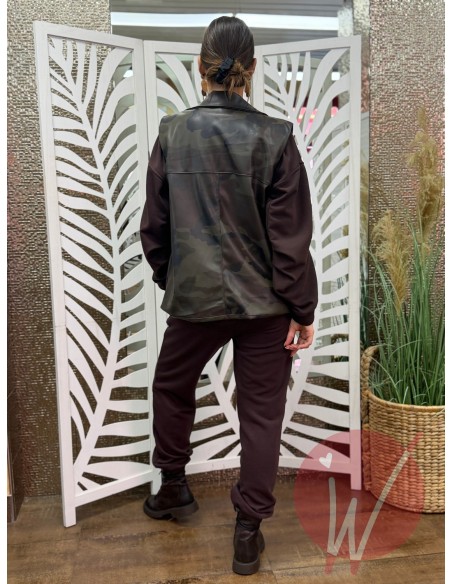Chiodo Smanicato Camouflage