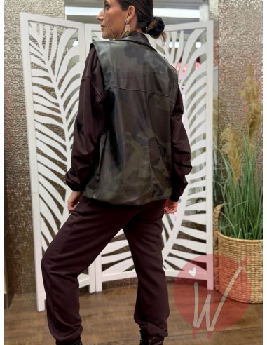 Chiodo Smanicato Camouflage