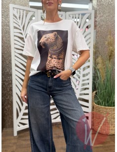 T-Shirt Jaguar Bianco
