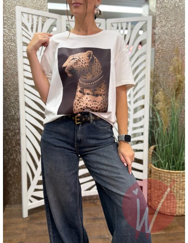 T-Shirt Jaguar Bianco