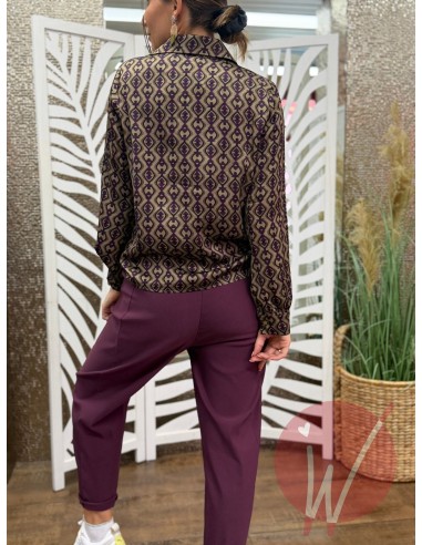 Camicia Miranda Prugna