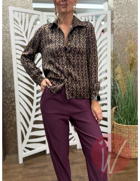 Camicia Miranda Prugna