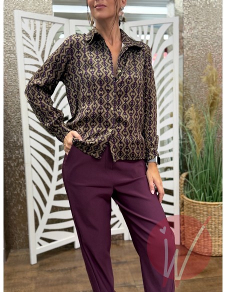Camicia Miranda Prugna