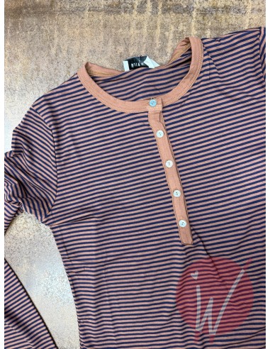 T-Shirt Stripes Tabacco