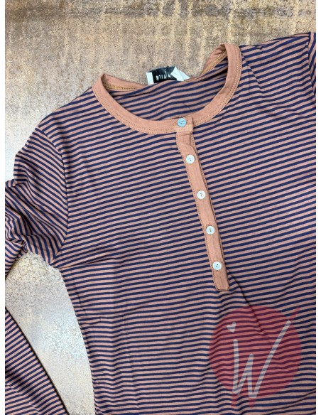 T-Shirt Stripes Tabacco