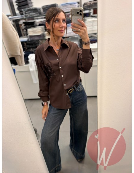 Camicia Paillettes Brooke Moro