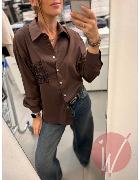 Camicia Paillettes Brooke Moro