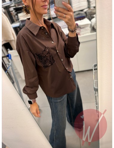 Camicia Paillettes Brooke Moro