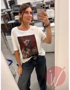 T-Shirt CatGlam Bianco