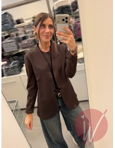 Giacca Panama Slim Moro