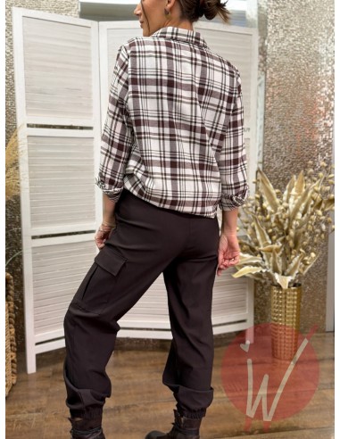 Camicia Check Arizona Bordeaux
