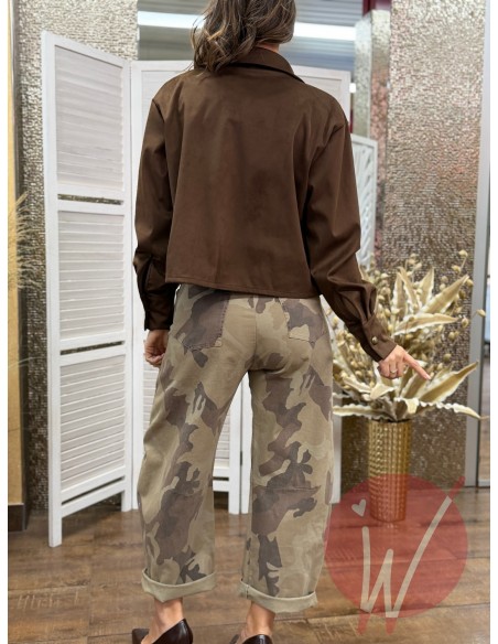 Giacca Frange Suede - VICOLO