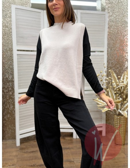 Gilet Heather Gesso