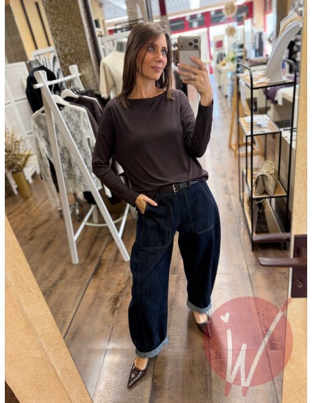 T-Shirt Jillian Moro- VICOLO