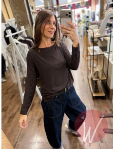 T-Shirt Jillian Moro- VICOLO