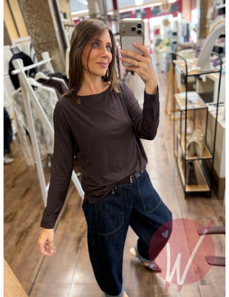 T-Shirt Jillian Moro- VICOLO