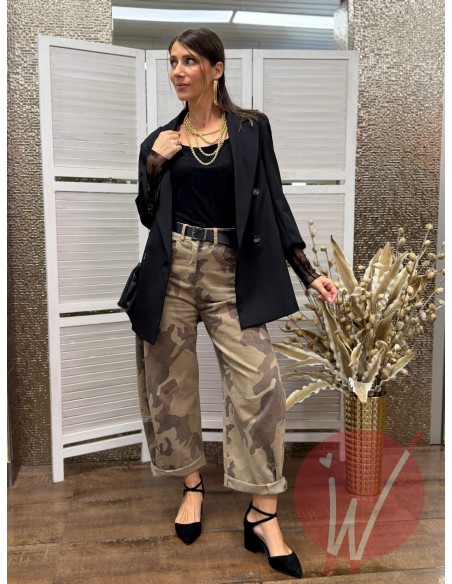 Blazer Pizzo Glam Nero