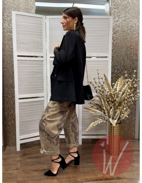 Blazer Pizzo Glam Nero