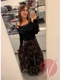 Gonna Tulle Camouflage